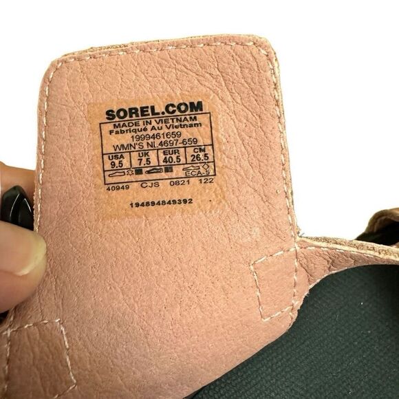 Sorel Women’s Kinetic Impact Sling Sport Sandal Eraser Pink Size 9.5 EUC - Picture 7 of 8